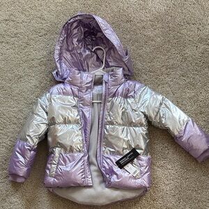 Rockets of awesome metallic silver and purple